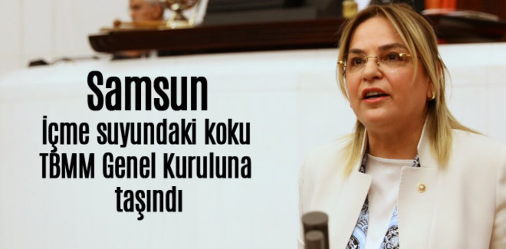 Samsun İçme suyundaki koku TBMM Genel Kuruluna taşındı