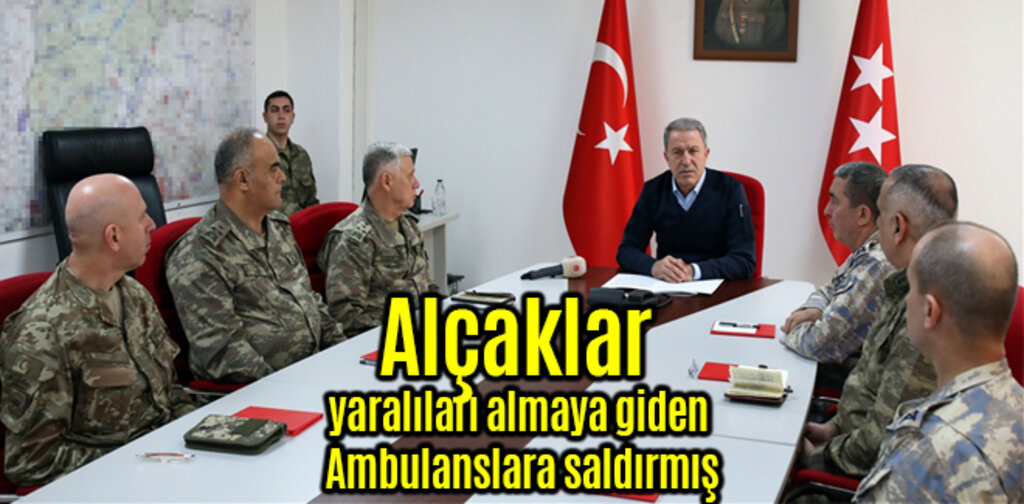 Alçaklar yaralıları almaya giden Ambulanslara saldırmış