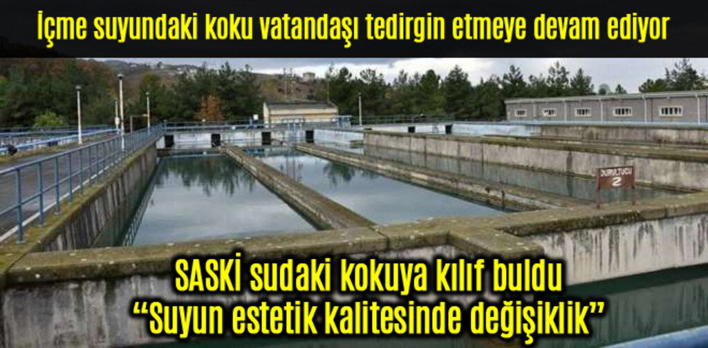 İçme suyundaki koku vatandaşı tedirgin etmeye devam ediyor