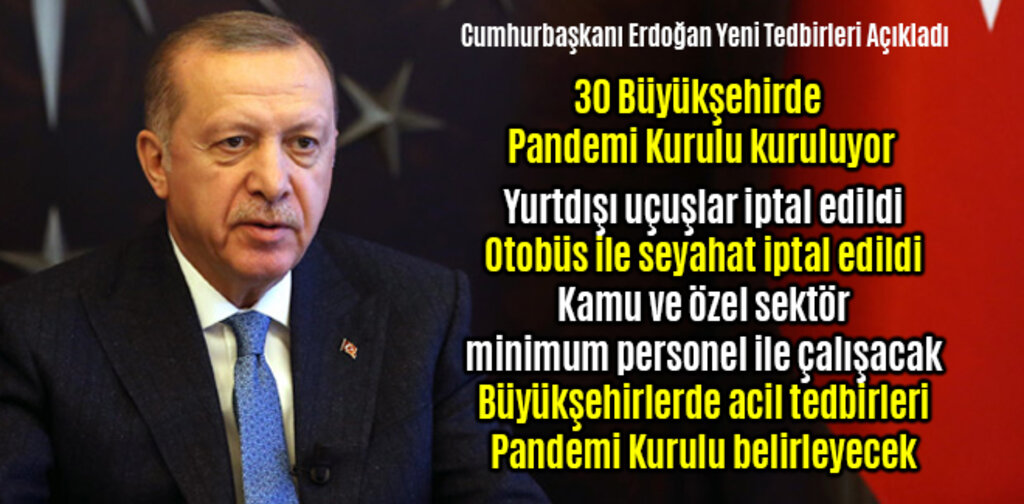30 Büyükşehirde Pandemi Kurulu kuruluyor