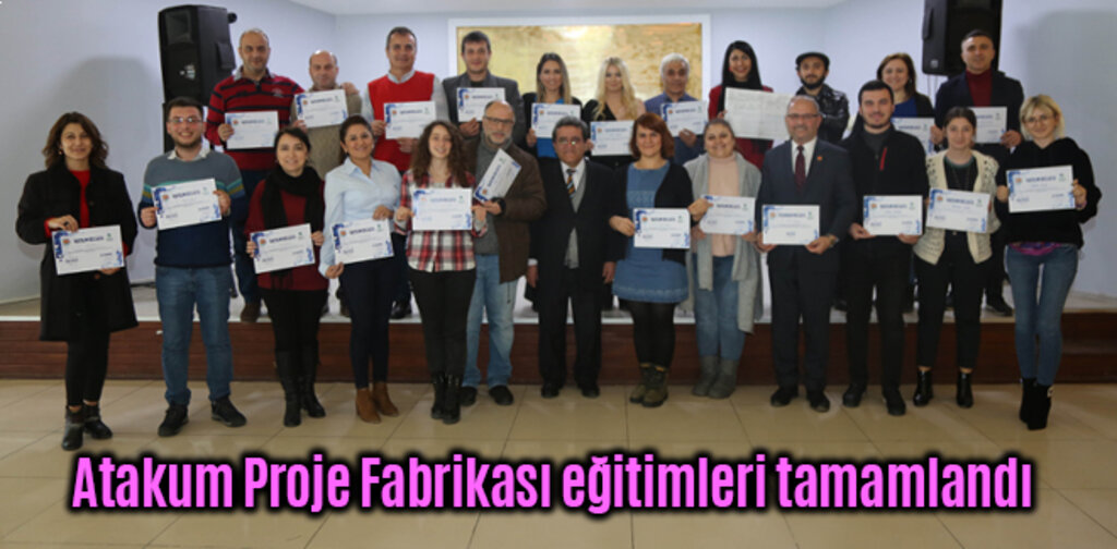Atakum Proje Fabrikası eğitimleri tamamlandı