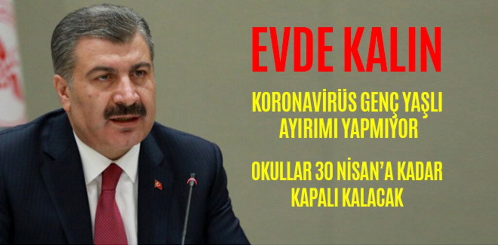 Okullar 30 Nisan'a Kadar Uzatıldı