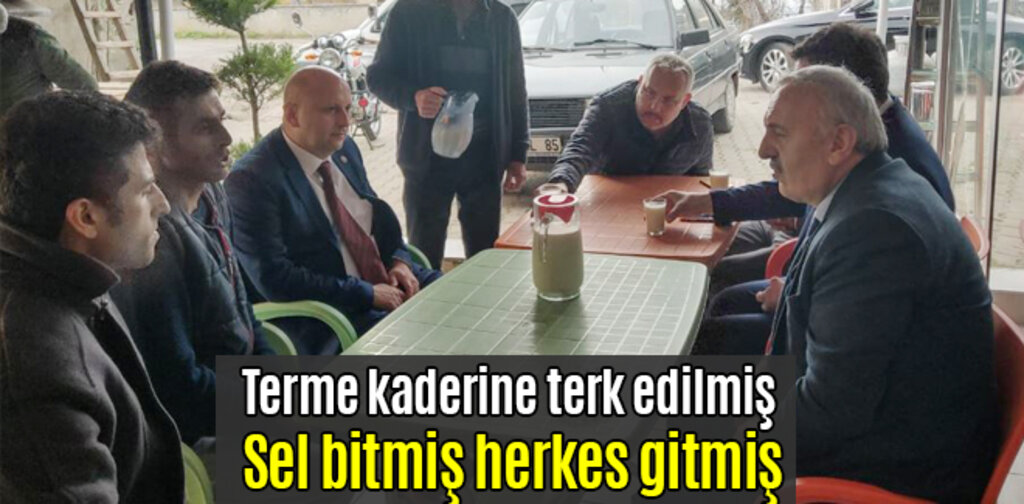 Terme kaderine terk edilmiş sel bitmiş herkes gitmiş
