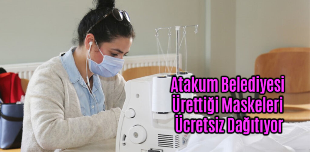 Atakum Belediyesi Ürettiği Maskeleri Ücretsiz Dağıtıyor