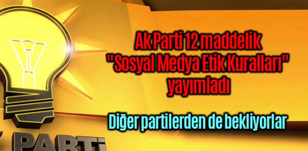 Ak Parti 12 maddelik 