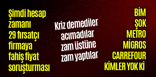 Rekabet Kurumu 29 firmaya fahiş fiyat soruşturması açtı