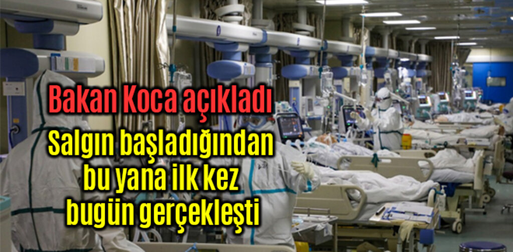 Salgın başladığından bu yana ilk kez bugün gerçekleşti