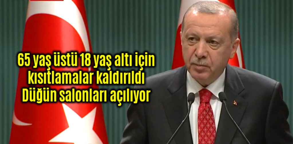 65 yaş üstü 18 yaş altı için kısıtlamalar kaldırıldı