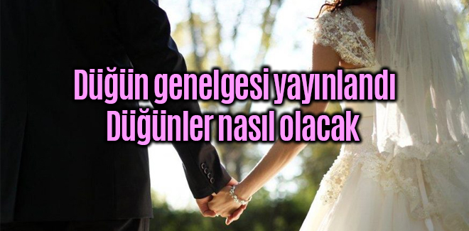 Düğün kuralları belirlendi