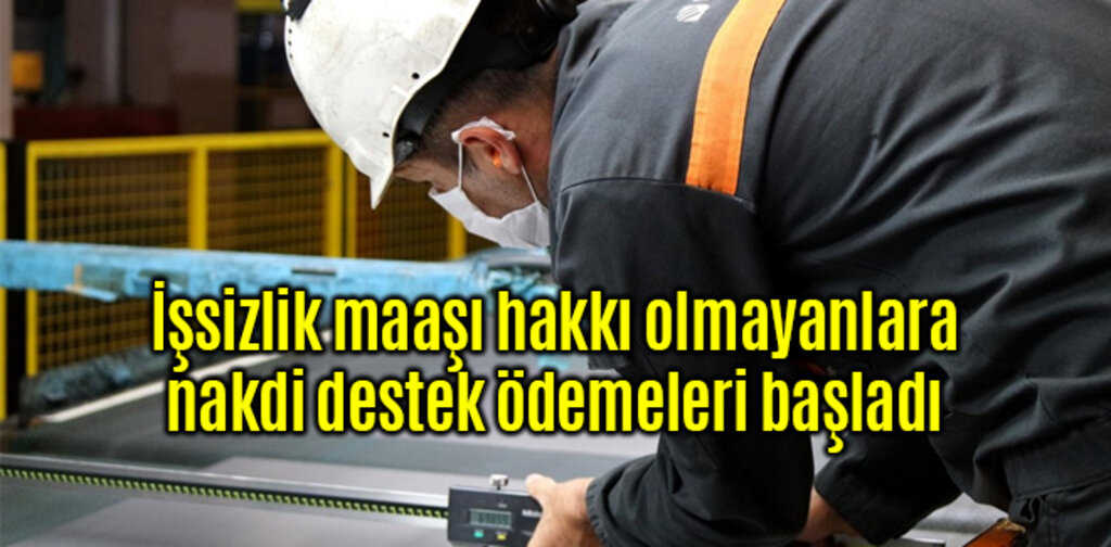 İşsizlik maaş hakkı olmayanlara nakdi destek ödemeleri başladı