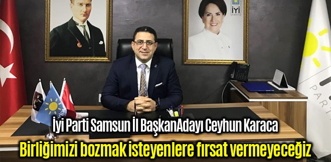 Birliğimizi bozmak isteyenlere fırsat vermeyeceğiz