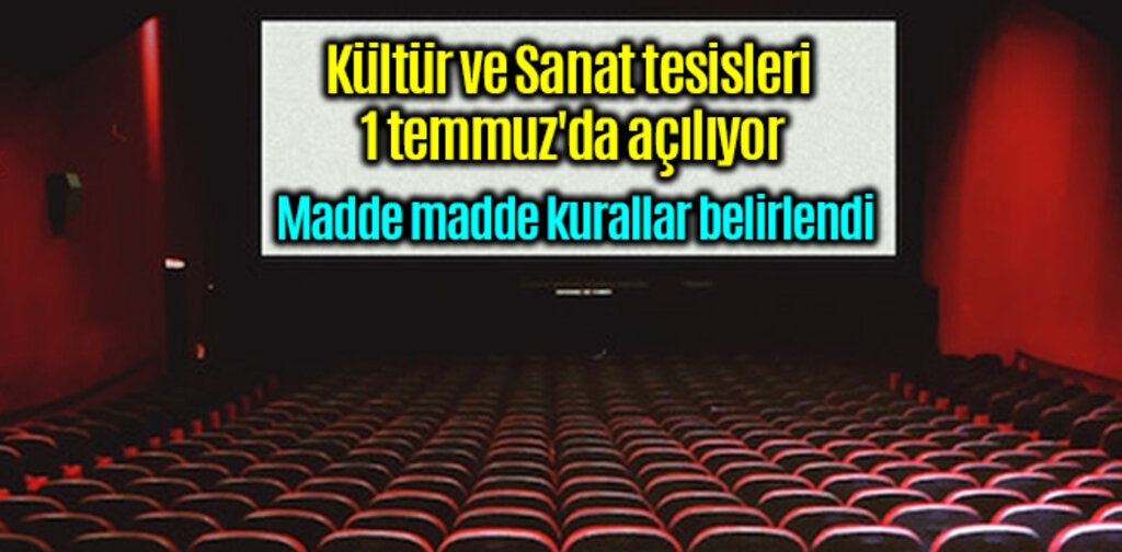 Kültür ve Sanat tesisleri 1 temmuz'da açılıyor