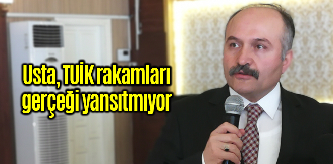 Usta, TUİK rakamları gerçeği yansıtmıyor