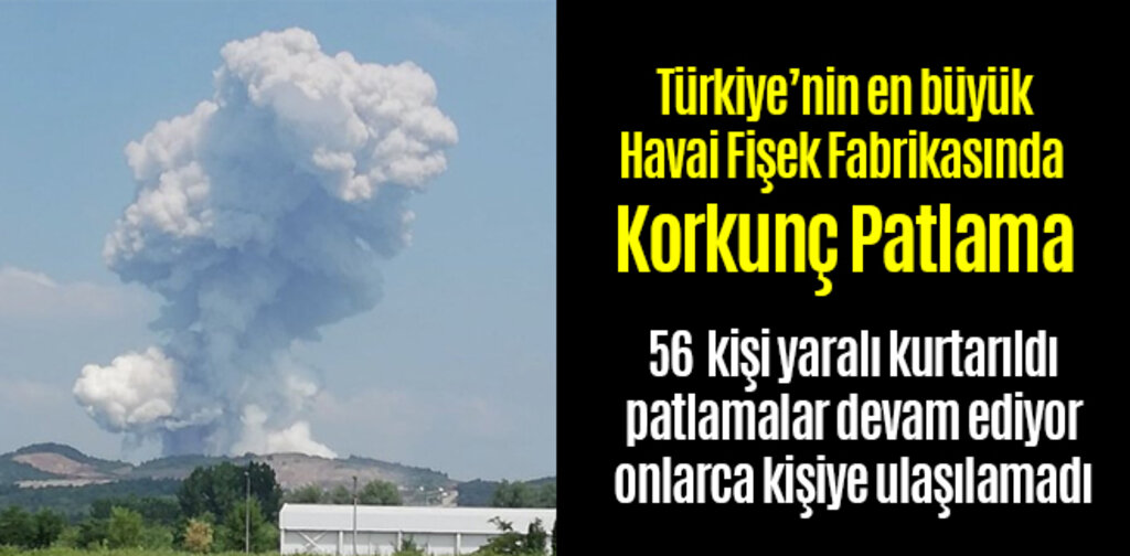 Havai Fişek Fabrikasında Korkunç Patlama