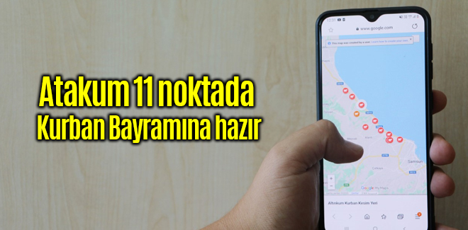 Atakum 11 noktada Kurban Bayramına hazır