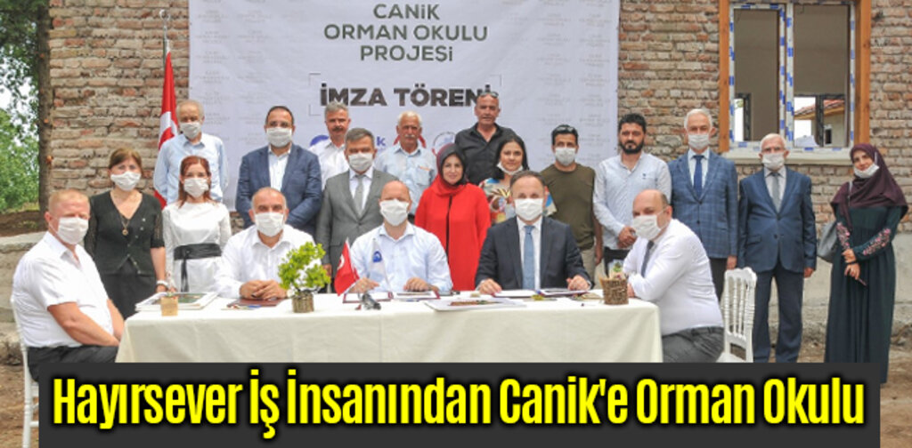 Hayırsever İş İnsanından Canik'e Orman Okulu