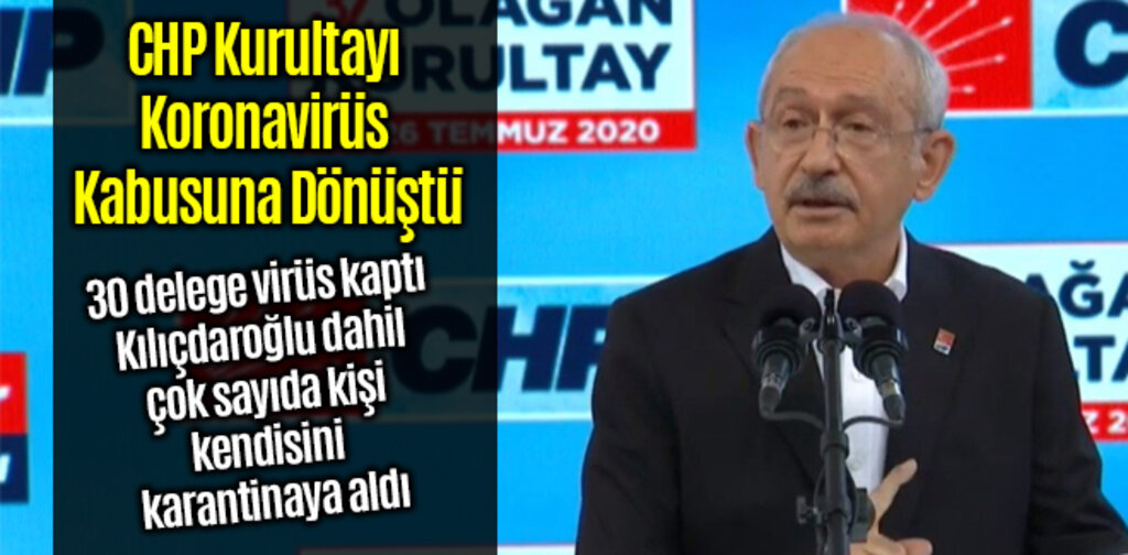 CHP Kurultayı Koronavirüs Kabusuna Dönüştü