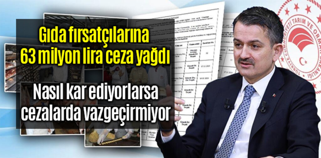 Gıda fırsatçılarına ceza üstüne ceza