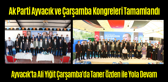 Ak Parti Ayvacık'ta Ali Yiğit Çarşamba'da Taner Özden ile Yola Devam