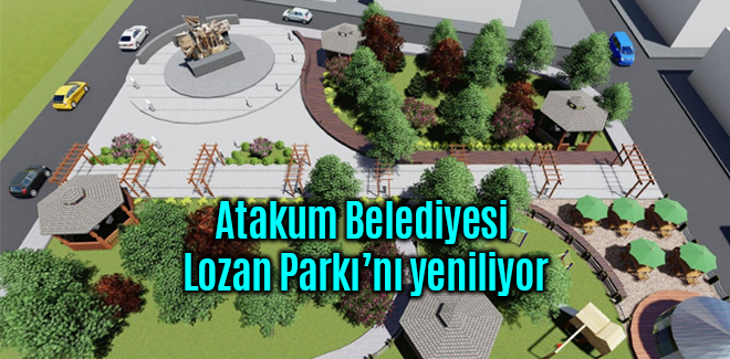 Atakum Belediyesi Lozan Parkı’nı yeniliyor