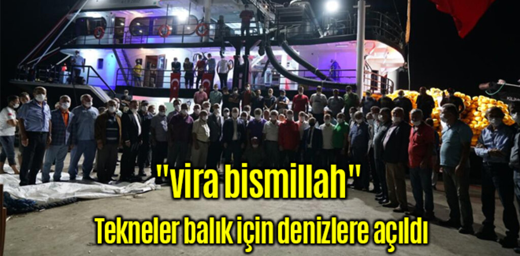 Balık sezonu açıldı balıkçı tekneleri 