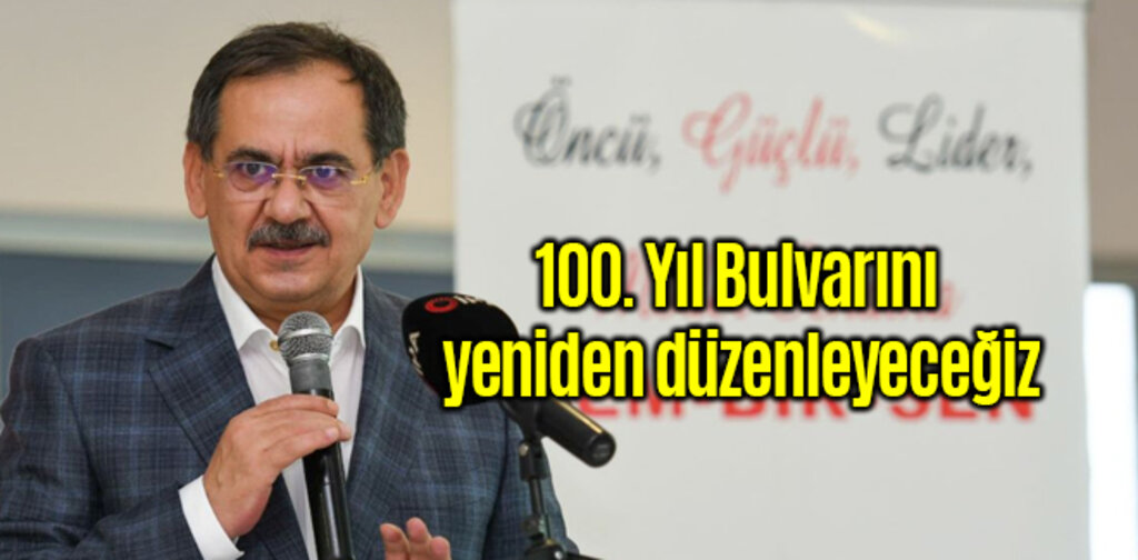 Başkan Demir, 100. Yıl Bulvarını yeniden düzenleyeceğiz