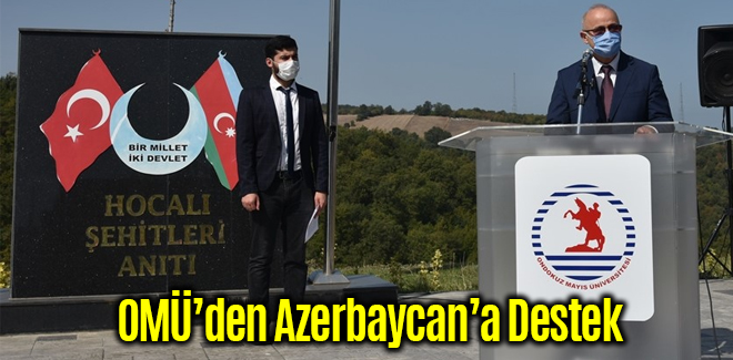 OMÜ’den Azerbaycan’a Destek