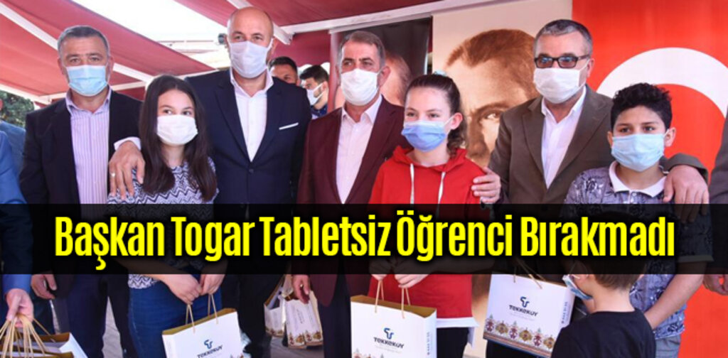 Başkan Togar Tabletsiz Öğrenci Bırakmadı