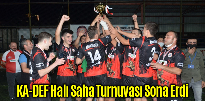 KA-DEF Halı Saha Turnuvası Sona Erdi