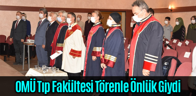OMÜ Tıp Fakültesi Törenle Önlük Giydi