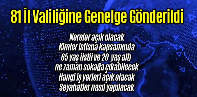 İçişleri Bakanlığı Kısıtlama Detaylarını Açıkladı