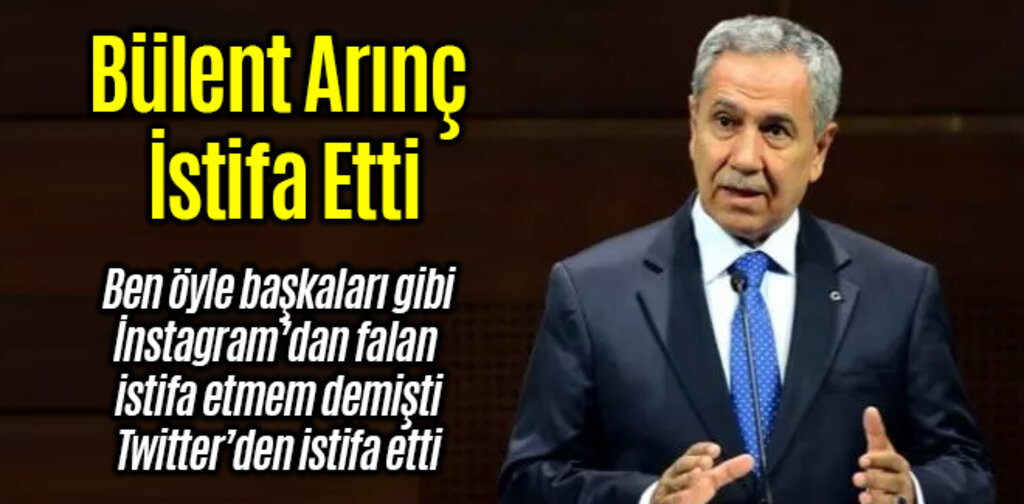 Bülent Arınç YİK Üyeliğinden İstifa Etti
