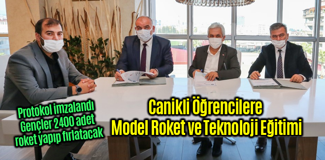 Canikli Öğrencilere Model Roket ve Teknoloji Eğitimi