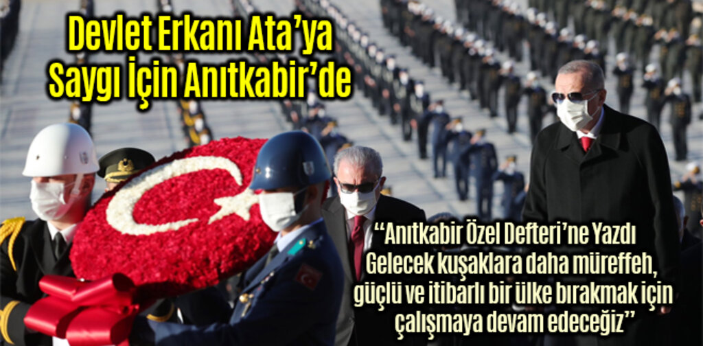 Devlet Erkanı Anıtkabir'de Toplandı