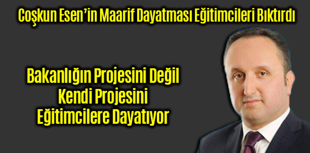 Eğitimciler Maarif Hareketini İstemiyor
