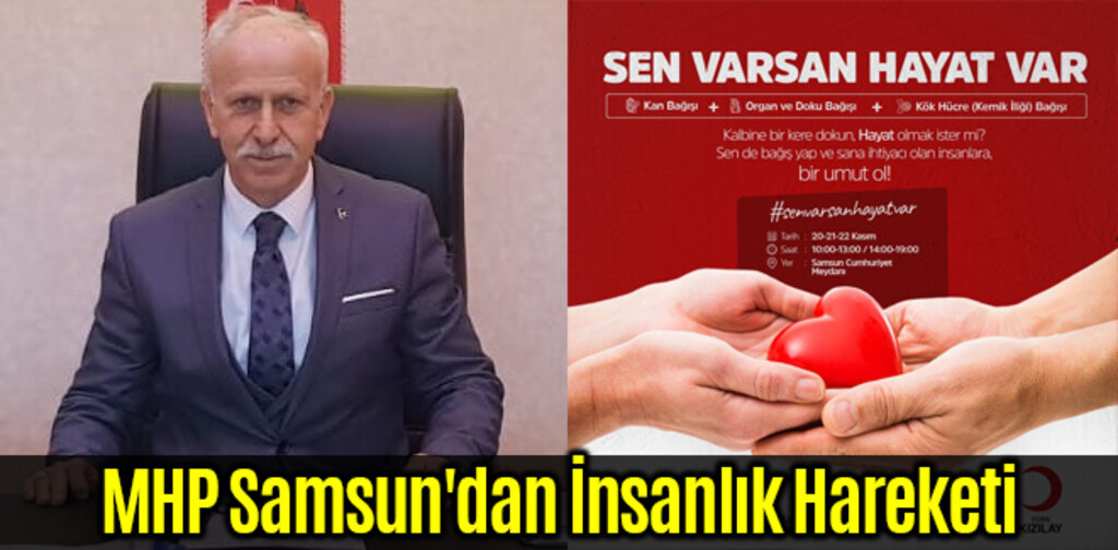 MHP Samsun'dan İnsanlık Hareketi
