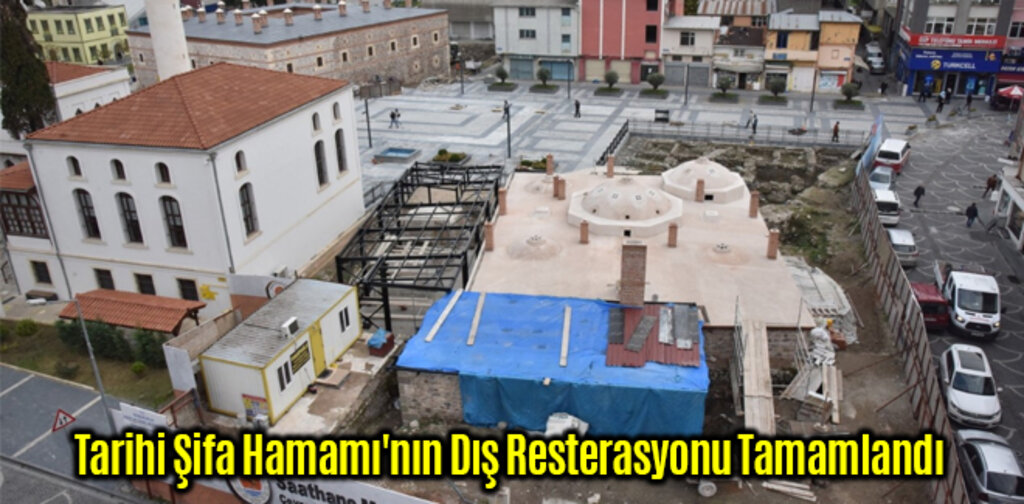 Tarihi Şifa Hamamı'nın Dış Resterasyonu Tamamlandı