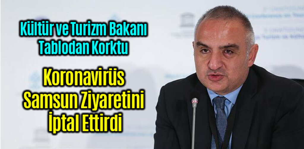 Samsun'daki Tablo Bakanı Korkuttu