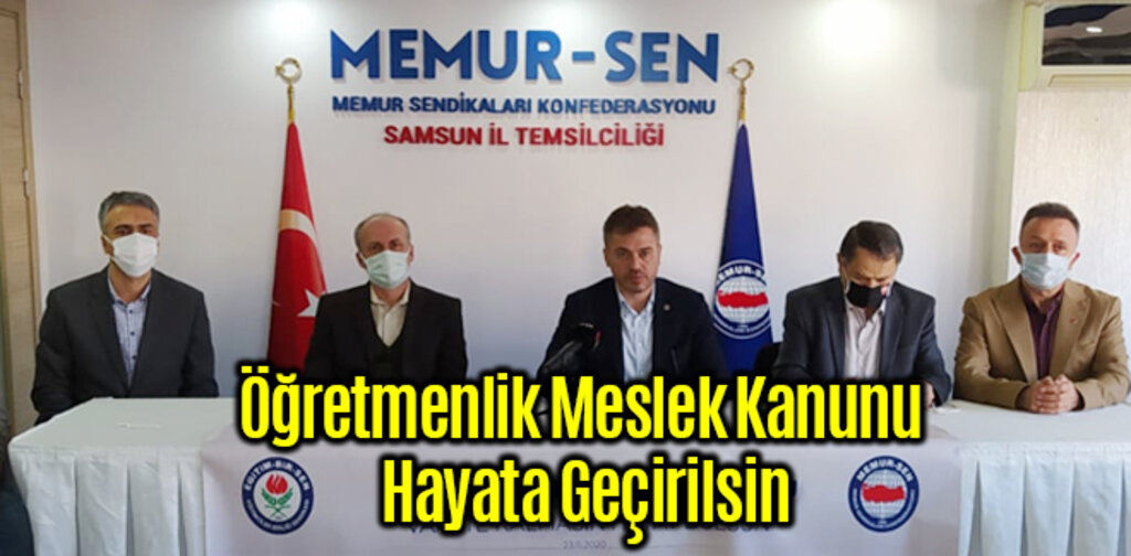 Öğretmenlik Meslek Kanunu Hayata Geçirilsin