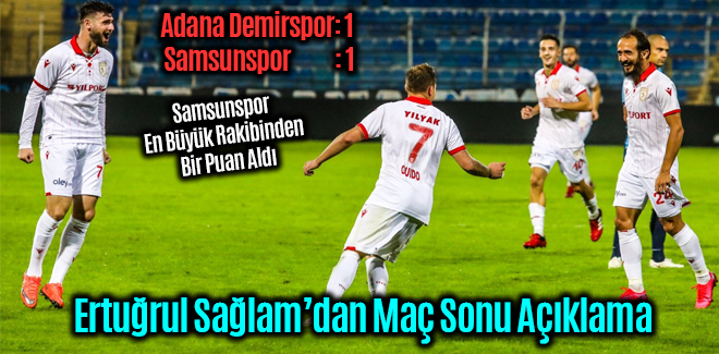 Samsunspor En Büyük Rakibinden Deplasmanda Bir Puan Aldı