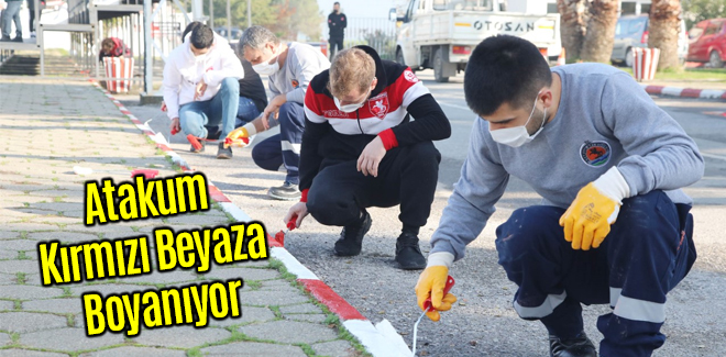 Atakum Kırmızı Beyaza Boyanıyor