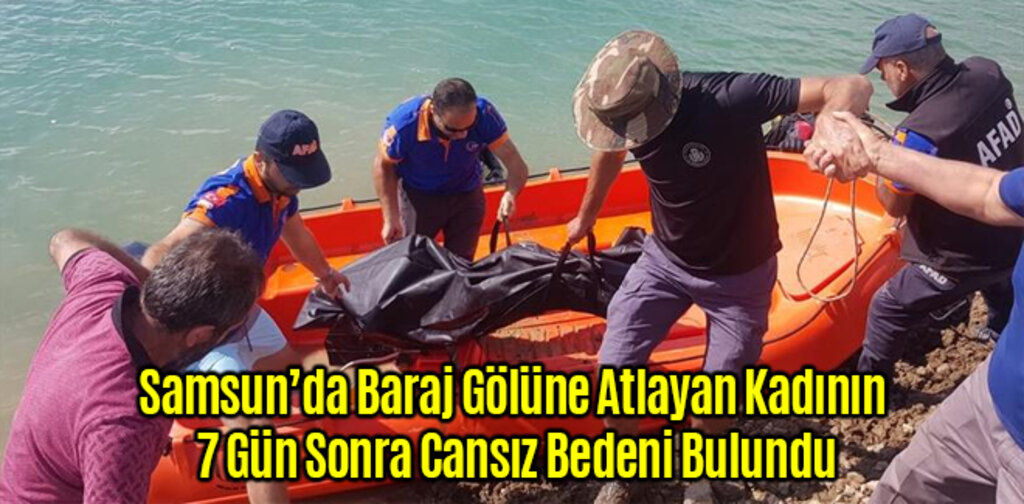 Baraj Gölüne Atlayan Kadının Cansız Bedeni Bulundu