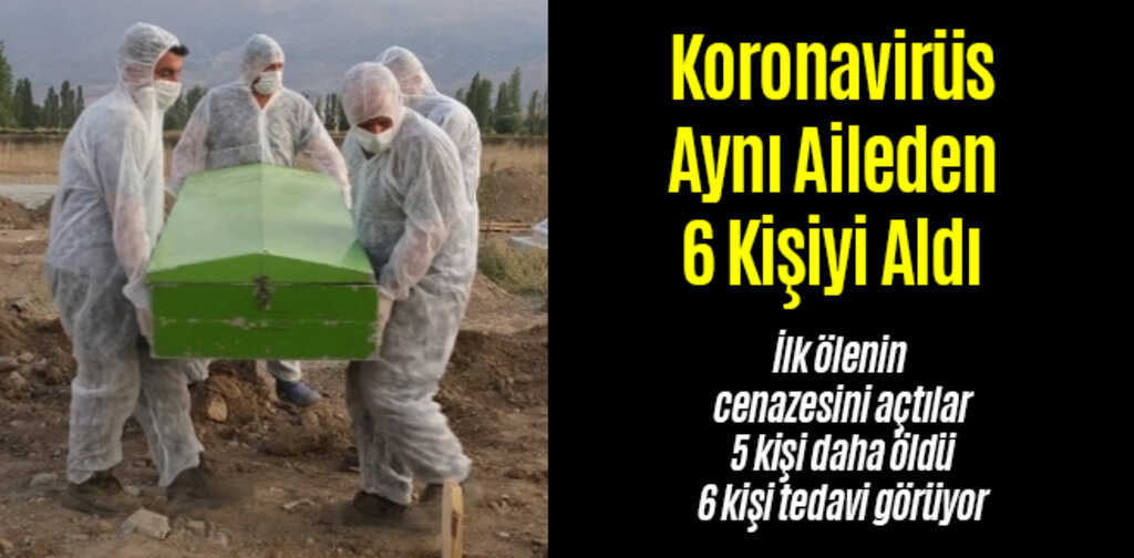 Koronavirüs Aynı Aileden 6 Kişiyi Aldı