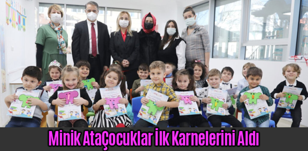 Minik AtaÇocuklar İlk Karnelerini Aldı