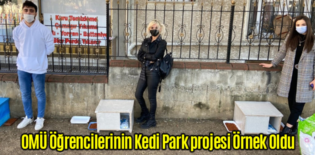 OMÜ Öğrencilerinin Kedi Park projesi Örnek Oldu