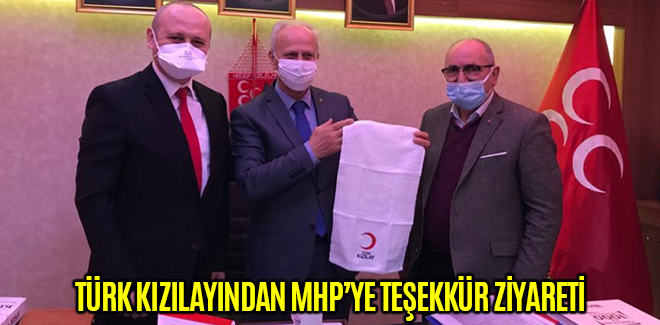 TÜRK KIZILAYINDAN MHP’YE TEŞEKKÜR ZİYARETİ