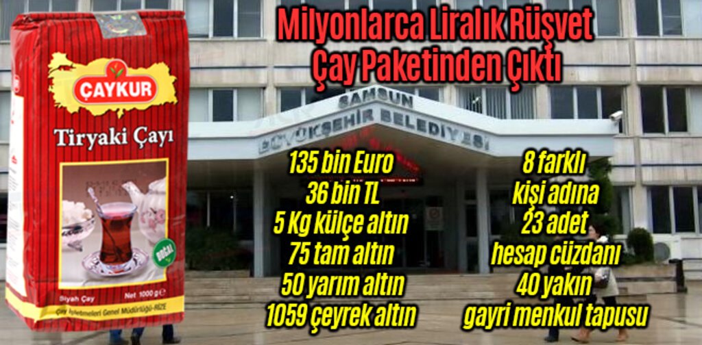 Milyonlarca Liralık Rüşvet Çay Paketinden Çıktı