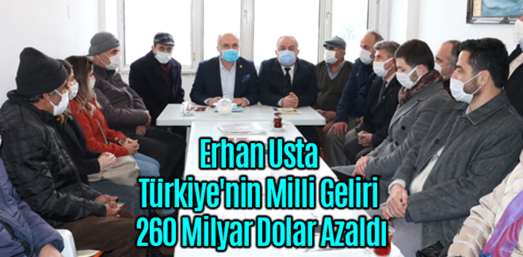 Erhan Usta Türkiye'nin Milli Geliri 260 Milyar Dolar Azaldı