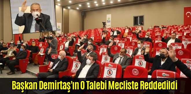 Başkan Demirtaş'ın O Talebi Mecliste Reddedildi