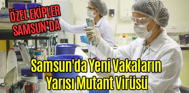 Samsun'da Yeni Vakaların Yarısı Mutant Virüsü